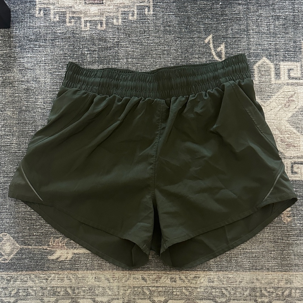 All in Motion Dark Green Women's Athletic Shorts